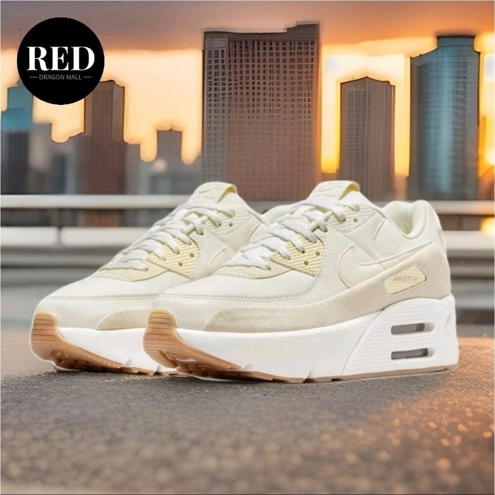 Nike Air Max 90 LV8 Sneakers Sail Phantom FD4328-100 - Women's Size 9